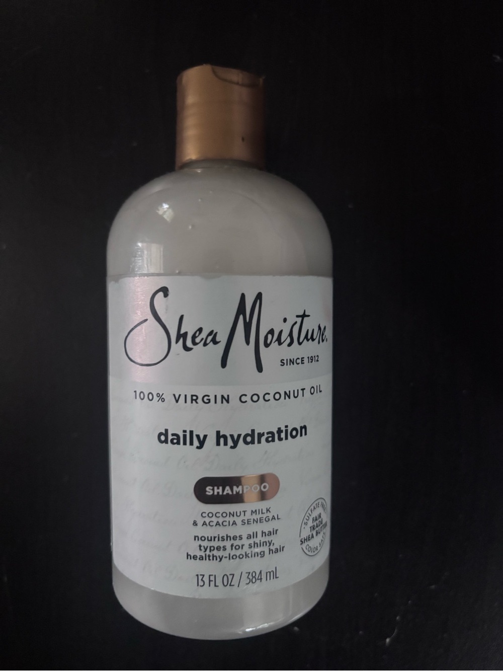 Shea Moisture Daily Hydration Shampoo - White & Gold Cap